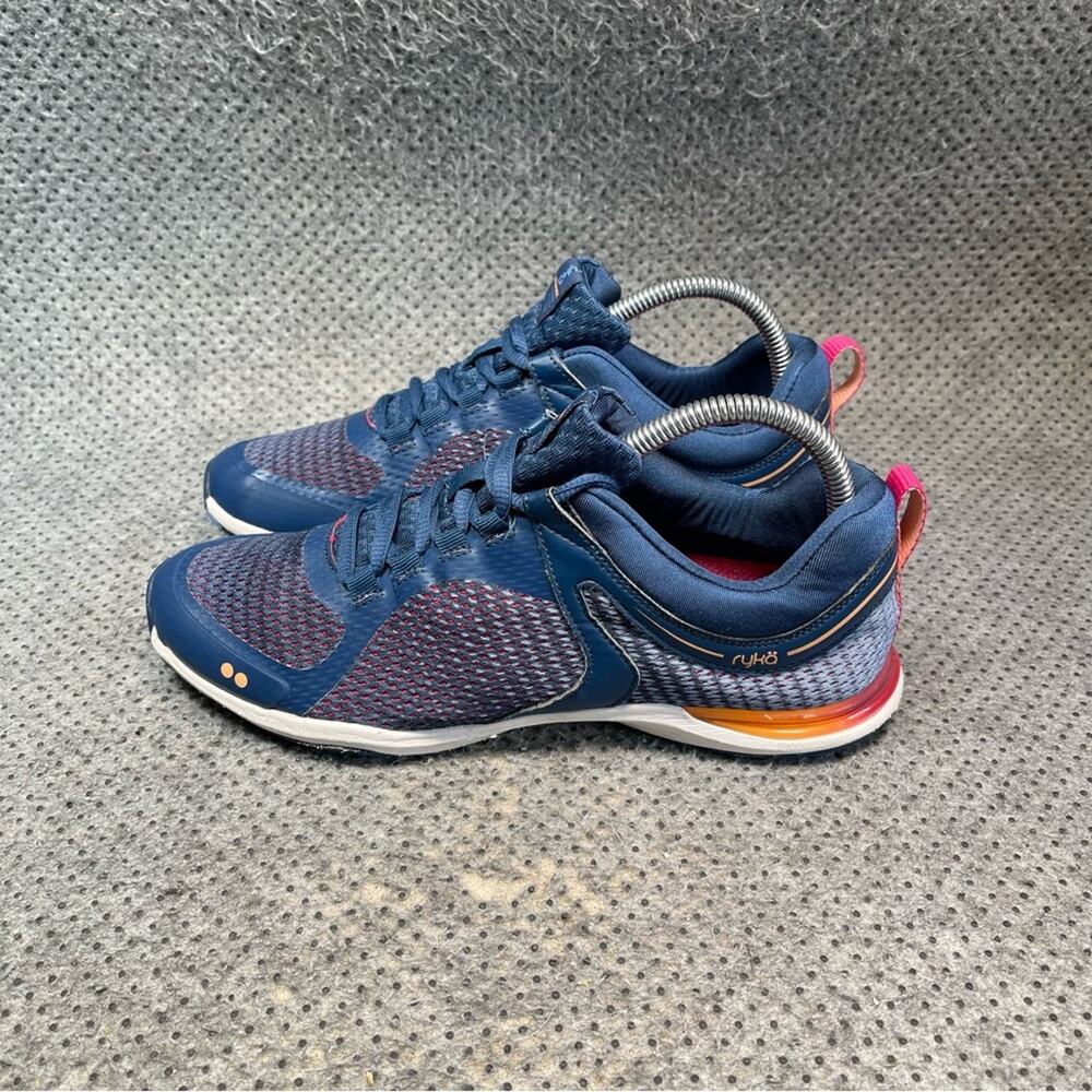 Ryka Graphite Training Sneakers Blue Shoes Size 8 Women's